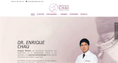 Desktop Screenshot of enriquechau.com