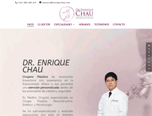 Tablet Screenshot of enriquechau.com